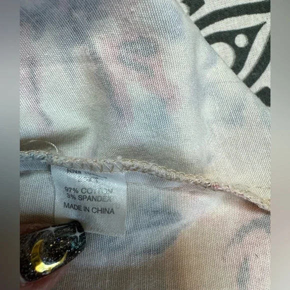 Charming Charlie Khaki Floral Cut Out Dress Size Medium - Picture 6 of 13